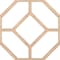 Ekena Millwork 66 56W x 66 56H x 38T Large Cameron Decorative Fretwork Wood Ceiling Panels, Red Oak CELW67X67X0375CAMRO - alternate 7